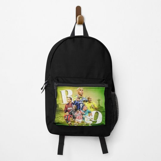 Wallpaper Ronaldo Nazario Brazil Backpack, Gift for Fan