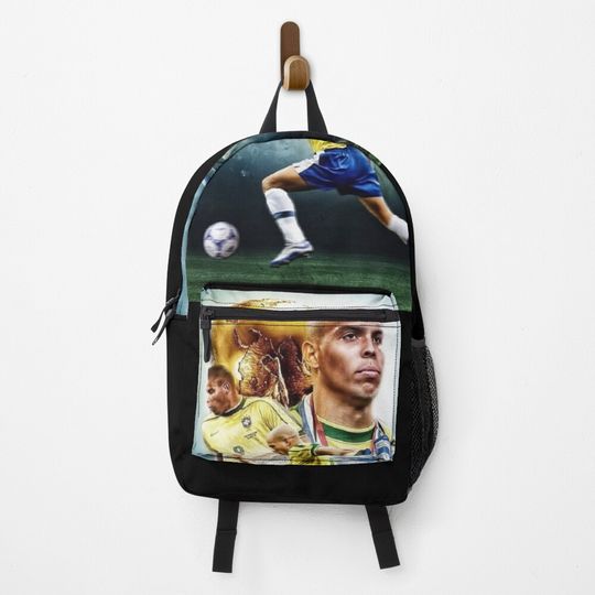 wallpaper Ronaldo Nazario Backpack, Gift for Fan