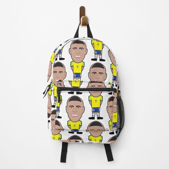 R9 Ronaldo Luis Nazario de Lima Brazilian Legend Goat Backpack, Gift for Fan