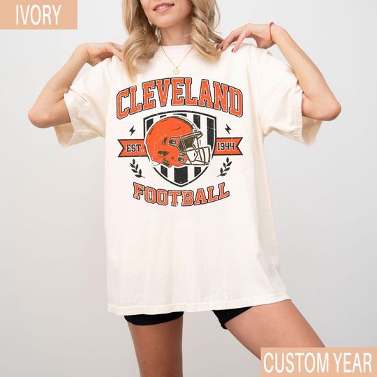 Vintage Cleveland Football T-Shirt, Cleveland football shirt, Cleveland Football Fan Tee, Cleveland t-shirt,Game Day