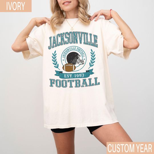 Vintage Jacksonville Football  T-Shirt,Retro Jacksonville Game Day Shirt,Football Fan Gift, Jacksonville Sports Tee