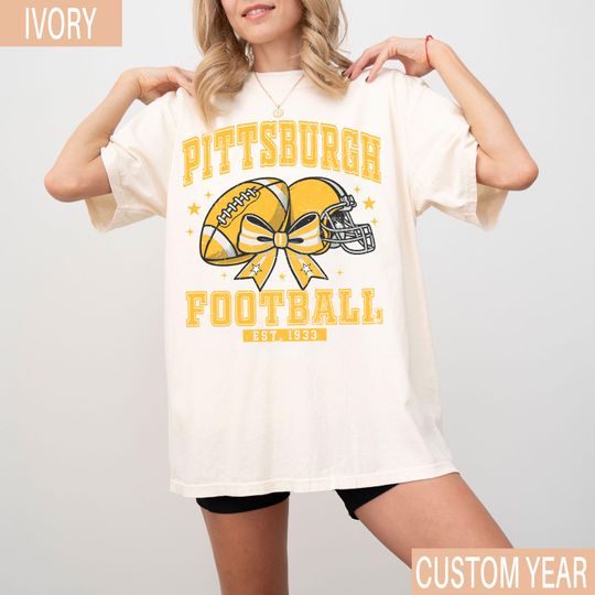 Vintage Pittsburgh Football T-Shirt, Retro Pittsburgh Game Day Shirt, Football Fan Gift, Pittsburgh Sports Tee