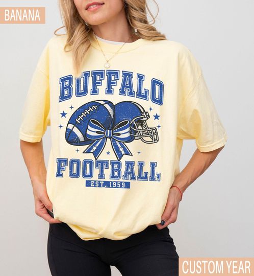 Vintage Buffalo Football T-Shirt, Retro Buffalo Game Day Shirt, Football Fan Gift, Buffalo Sports Tee