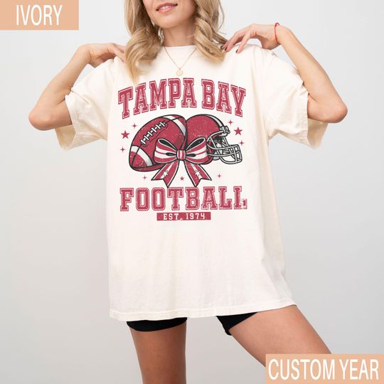 Vintage Tampa Bay Football T-Shirt, Retro Tampa Bay Game Day Shirt, Football Fan Gift, Tampa Bay Sports Tee
