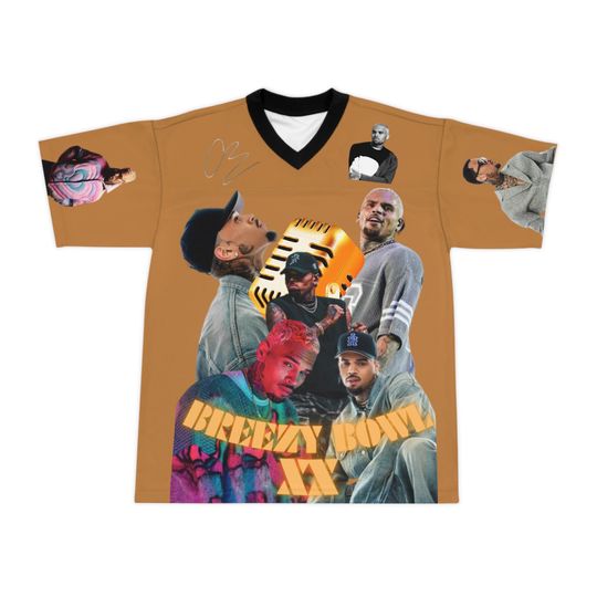Chris Brown Breezy Bowl XX Jersey  20-Year Music Tribute Fan Shirt, Custom Concert Jersey, Unisex Hip-Hop Music Tee (6 Color Options)