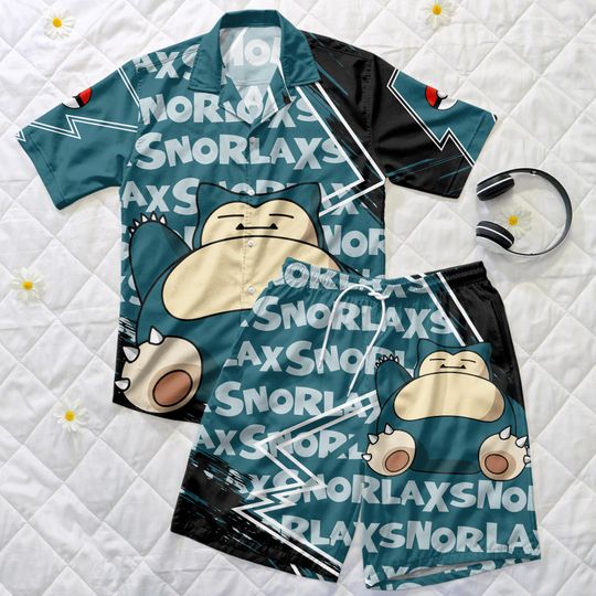 Sn Lax Hawaiian Shirt, Summer Beach Shorts