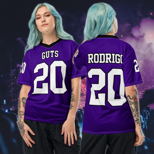 Guts Tour Jersey, Customizable Concert Y2k Jersey