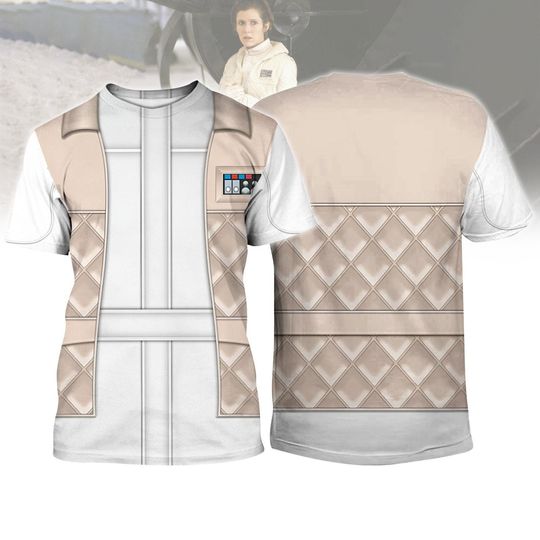 Princess Leia Hoth Costume Shirt, Star Wars Cosplay Tee