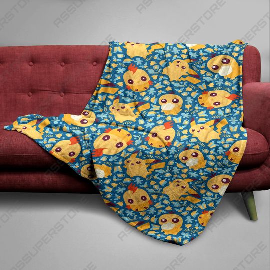 Chu-Chu Ducky Fleece Blanket Home Decor Blanket Gift