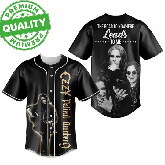 Ozzy Osbourne Road To Nowhere Baseball Jersey Shirt
