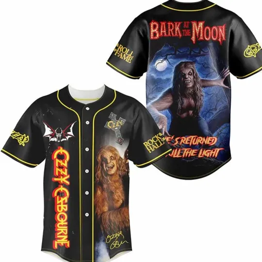 TREND Ozzy Osbourne rock n roll 3D BASEBALL SHIRT