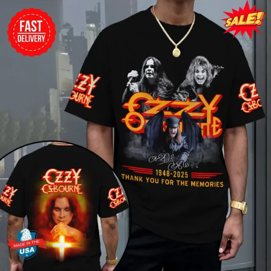 Black Sabbath x Ozzy Osbourne 3D Shirt