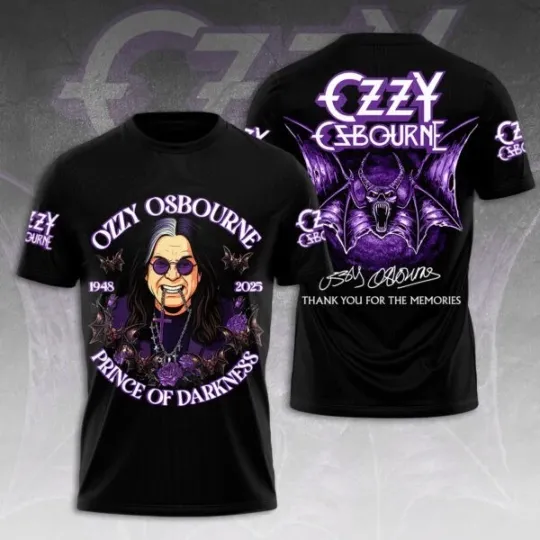 Black Sabbath x Ozzy Osbourne 3D t-shirt Gift For Fan