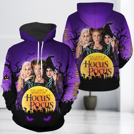 Halloween Hocus Pocus Hoodie, It's Just A Bunch Of Hocus Pocus
