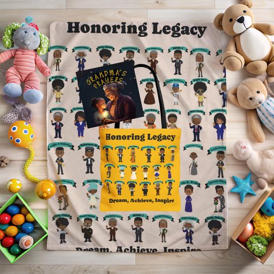 Add-On: Tote or Blanket for Any Bundle | Upgrade Your Black History Gift Set