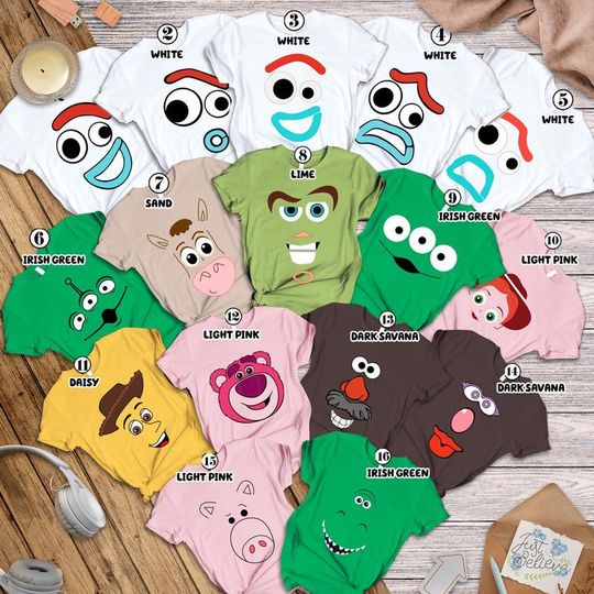 Toy Story Halloween Costume Group Shirt, Toy Story Matching Halloween Party Shirt, Disneyland Halloween Costume Family Group Shirt