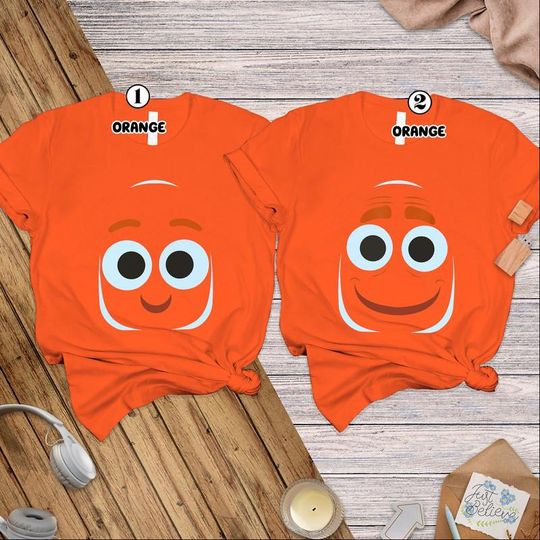 Finding Nemo Halloween Costume Shirt, Marlin And Nemo Halloween Shirt, Disneyland Halloween Costume Matching Family Shirt, Magic Kingdom