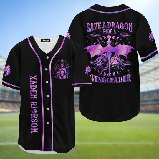 Fourth Wing Baseball Shirt, Dragon Rider Jersey Shirt, Violet Sorrengail Outfit