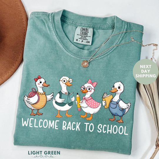 Back to School Goose Shirt, Kindergarten Teacher Shirt