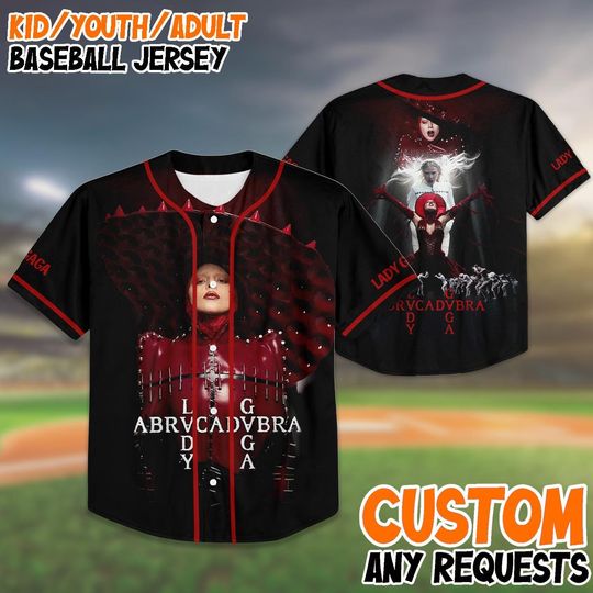 Ld ga The Mayhem Ball Baseball Jersey, 2025 Tour Concert Shirt