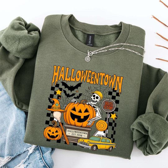 Halloweentown University Sweatshirt, Halloween Town Est 1998 Sweatshirt