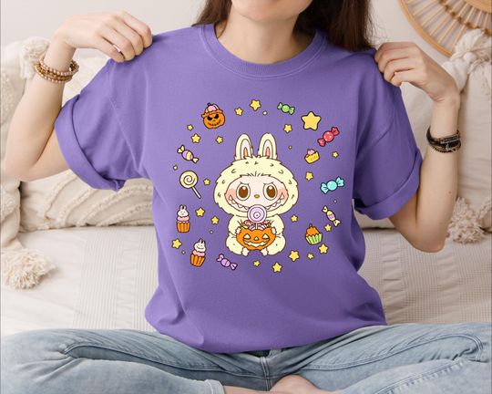 Halloween Labubu Shirt, Just a Spooky Labubu Shirt, Labubu Lover, Trending Cartoon