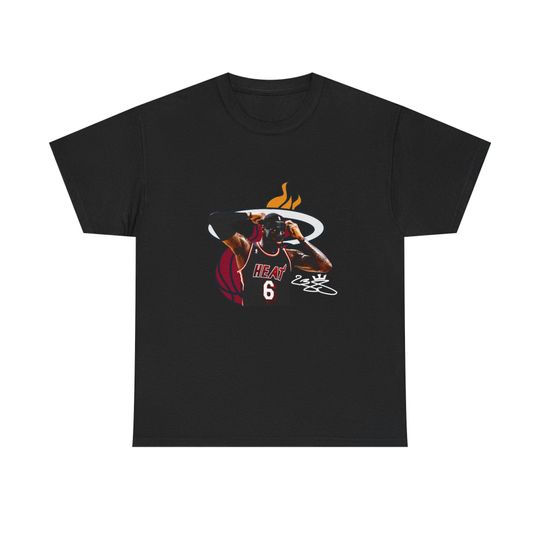 Lebron James Miami Heat Graphic T-Shirt, Gift for Fan