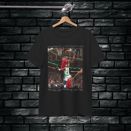 Lebron James "SLAM" Tee Shirt, Miami Heat, Gift for fan