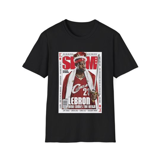 Lebron James "SLAM" Cover T-Shirt, Gift for fan