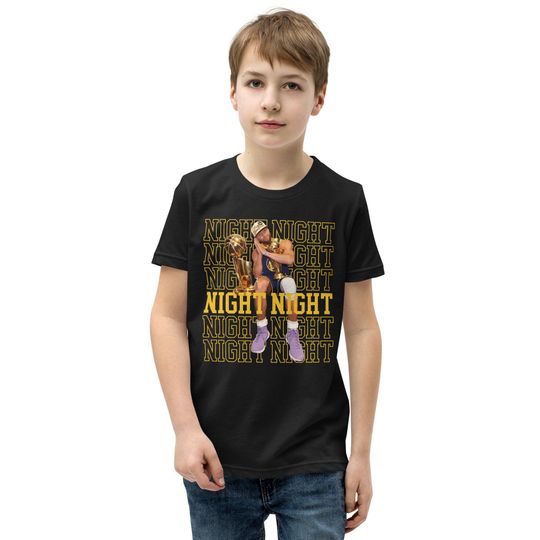 Youth - Night Night T-Shirt, Steph Curry Illustration, Basketball