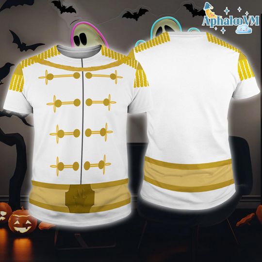 Prince Charming All Over Print Hoodie, Disneyworld Prince Halloween Costume, Magic Kingdom Shirt, Men's Halloween Cosplay Outfit