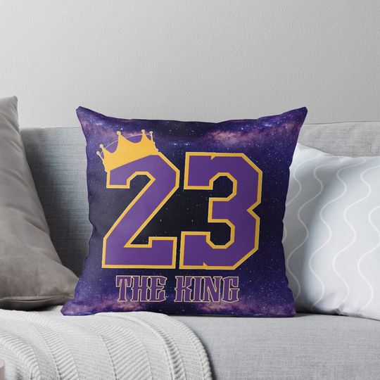 Lebron James, 23 King Collection Pillow, NBA Gift, Gift for Fan