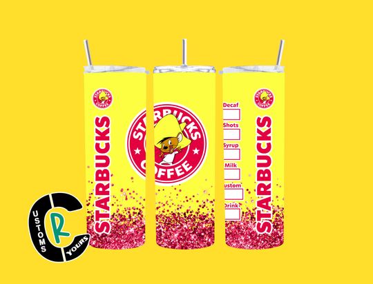 Speedy Gonzales Inspired 20 oz Sublimation Skinny Tumbler I Gift for You I Christmas Gift I For Hot or Cold Drinks