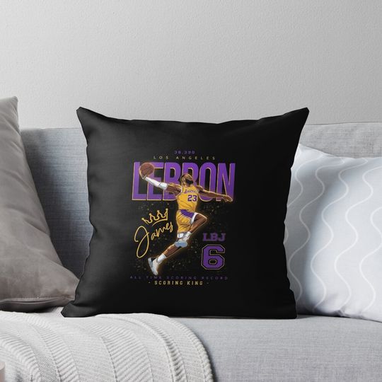 Lebron James Pillow, NBA Gift, Gift for Fan