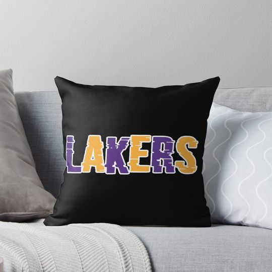 LA L.a.k.e.r.s  Pillow, Basketball Gift, Gift for Fan