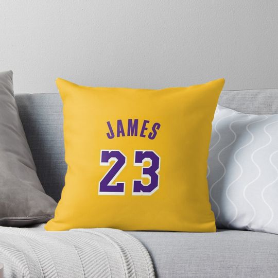 Lebron James L.a.k.e.r.s Pillow, Basketball Gift, Gift for Fan