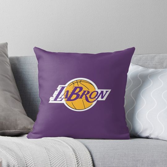 Lebron James - Los Angeles Lakers Pillow, Basketball Gift, Gift for Fan