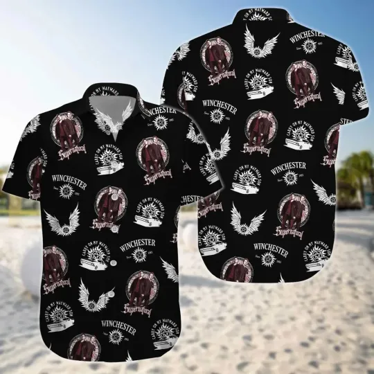 Supernatural Hawaiian Button Down Shirt
