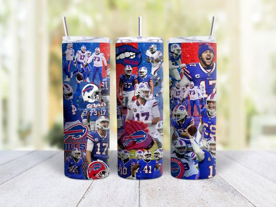 Buffalo Bills Inspired Tumbler - Bilz Mafia Fans!