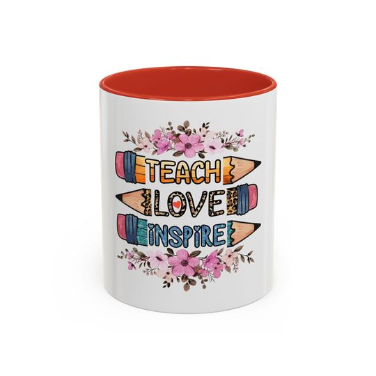 Inspirational Teaching Coffee Mug, Perfect Gift for Teachers, Motivational Mug, Classroom Decor, Back to School, Teacher Appreciation