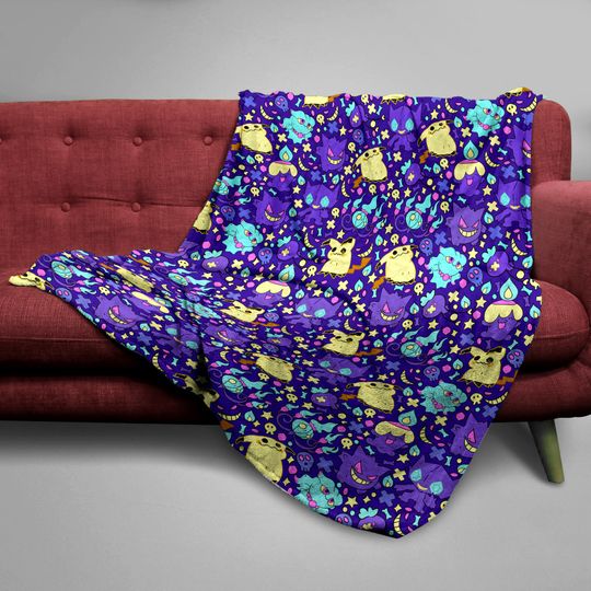 Shadow King Mimi Fleece Blanket Home Decor Ghost Blanket Gift