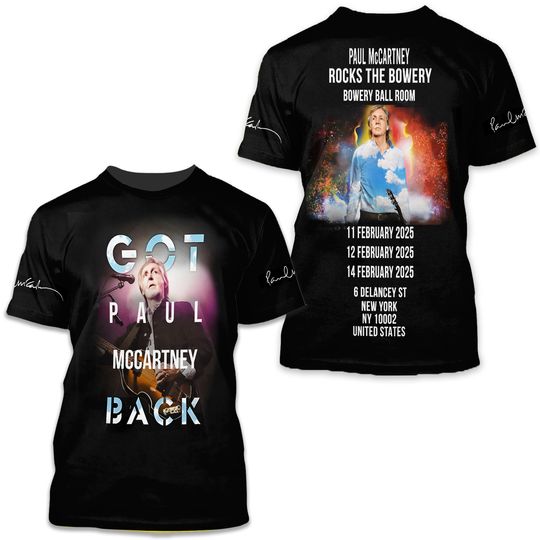 GOT P mccartney Back 3D T-Shirt