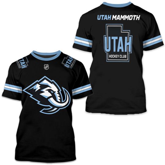 Utah Mammoth 2025 New Uniform Collection 3D Shirt