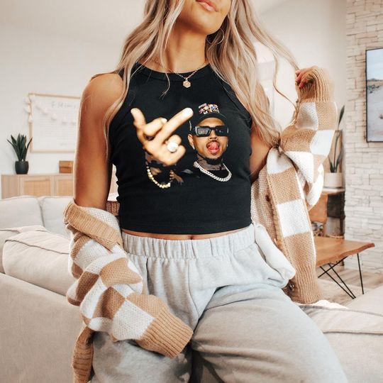 2025 Chris Brown Tour Breezy Bowl XX V2 Racerback CropTOP, Concert Retro Shirt, Chris Brown Graphic Concerta Tee, Music Tour Y2k T-Shirt