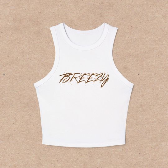 Women's Breezy Bowl 2025 Concert Shirt Tank Top Inspired by Chris Brown Tour Summer Crop Top for CB Fans