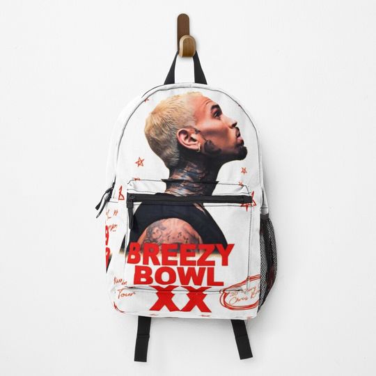 Chris brown tour Backpack