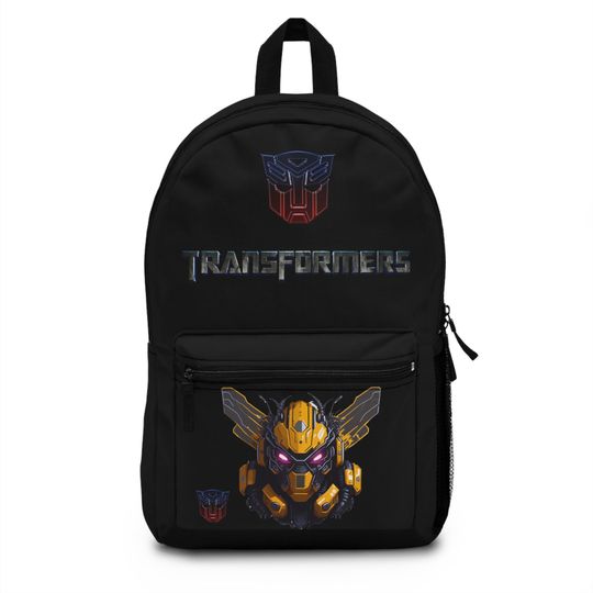 Transformers-Themed Backpack for Kids, School Bag, Gift for Fans, Casual Backpack, Customizable Backpack
