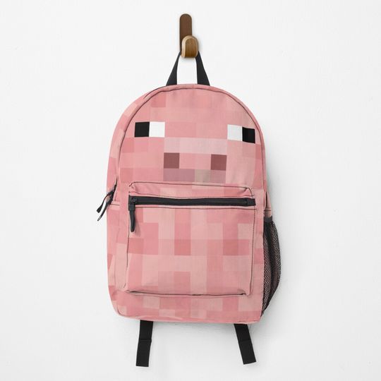Minecraft Pig Face Backpack