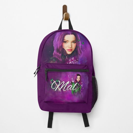 Mal Purple Pink Princess Backpack for Girls - Descendants 3