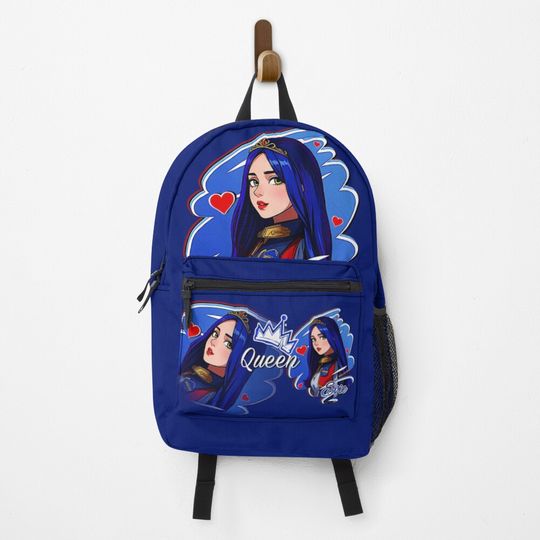 Evie Blue Princess Backpack - Descendants 3 Manga Anime Cartoon Pop Art Style